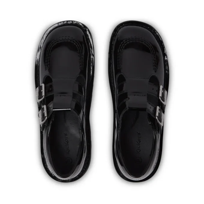 Kick T Double da donna per adulti in vernice nera Kick T Double da donna per adulti in vernice nera