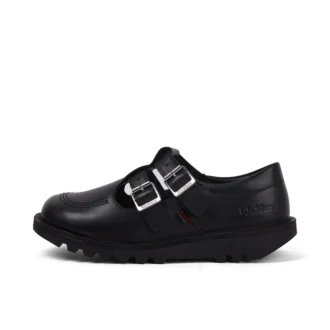 Kick T Double in pelle nera da donna