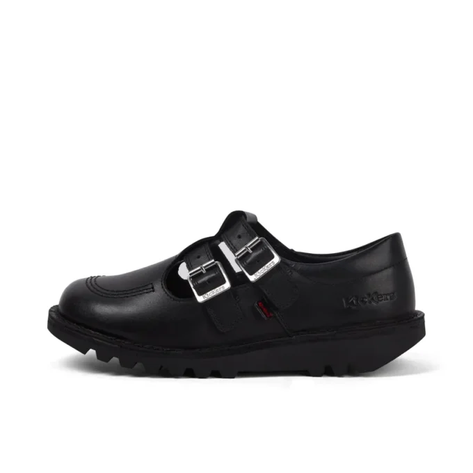 Kick T Double in pelle nera da donna Kick T Double in pelle nera da donna