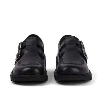 Kick T Double in pelle nera da donna