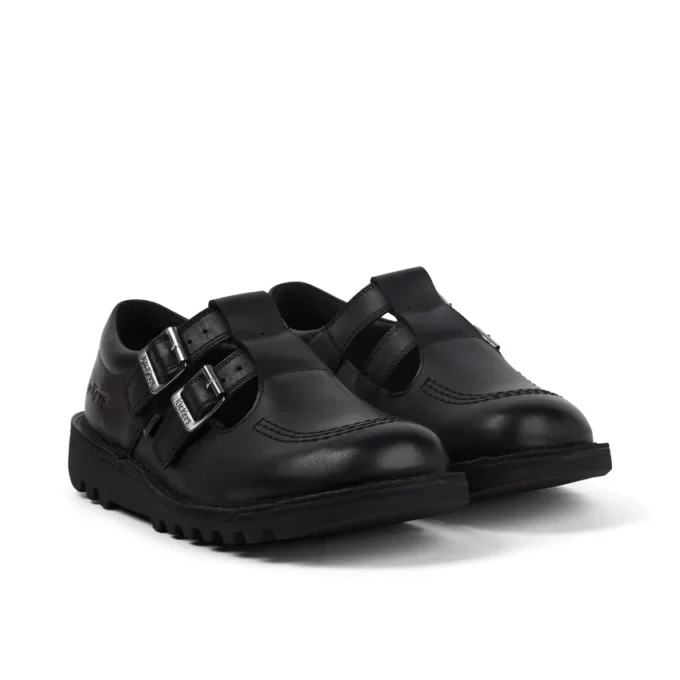 Kick T Double in pelle nera da donna Kick T Double in pelle nera da donna