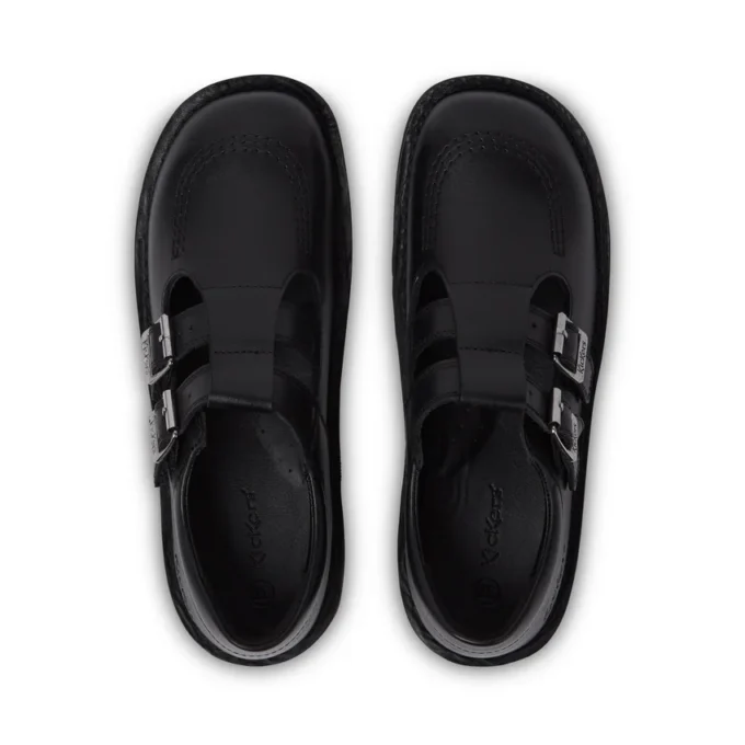 Kick T Double in pelle nera da donna Kick T Double in pelle nera da donna