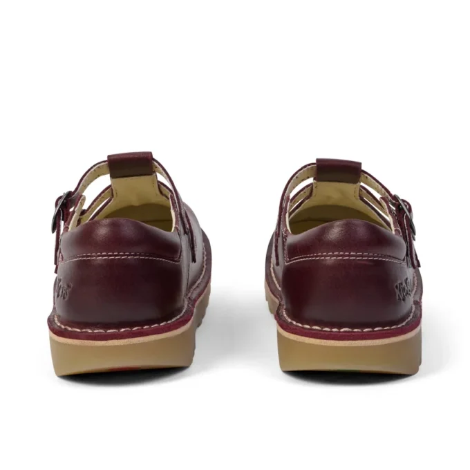 Kick T-Double in pelle rosso scuro da donna Kick T-Double in pelle rosso scuro da donna