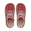 Kickers Junior Unisex Kick Hi Zip in pelle rosso