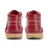 Kickers Junior Unisex Kick Hi Zip in pelle rosso