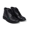 Kickers Kick Hi in pelle nero unisex per ragazzi Kickers Kick Hi in pelle nero unisex per ragazzi