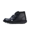 Kickers Kick Hi Scuff in pelle nera per ragazzi Kickers Kick Hi Scuff in pelle nera per ragazzi