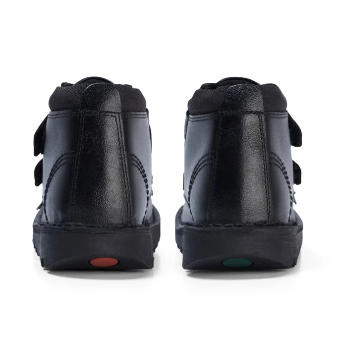 Kickers Kick Hi Scuff in pelle nera per ragazzi Kickers Kick Hi Scuff in pelle nera per ragazzi