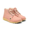 Kickers Kick Hi Unisex per adulti in nabuk rosa chiaro Kickers Kick Hi Unisex per adulti in nabuk rosa chiaro