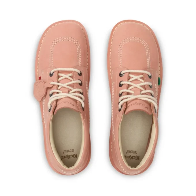 Kickers Kick Hi Unisex per adulti in nabuk rosa chiaro Kickers Kick Hi Unisex per adulti in nabuk rosa chiaro