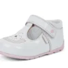 Kickers Kick T Galactic in vernice bianca/rosa Kickers Kick T Galactic in vernice bianca/rosa