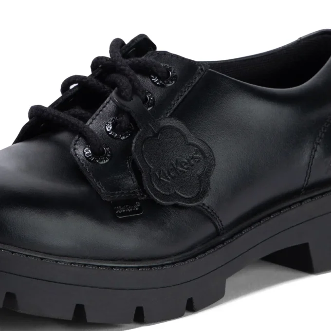 Kori Lace da donna per adulti in pelle lucida nera Kori Lace da donna per adulti in pelle lucida nera