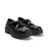 Kori MJ Cross da ragazza in pelle lucida, nero Kori MJ Cross da ragazza in pelle lucida, nero