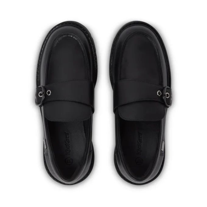 Kori Monk Strap in pelle nera da donna Kori Monk Strap in pelle nera da donna