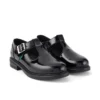 Lach T-Bar in vernice nera per ragazze Lach T-Bar in vernice nera per ragazze