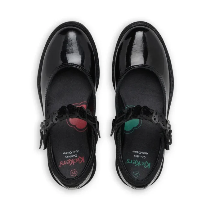 Lachly Butterfly MJ in vernice nera per ragazze