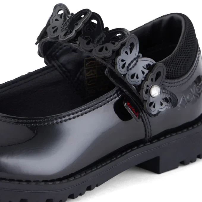 Lachly Butterfly MJ in vernice nera per ragazze