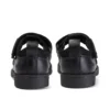 Lachly T Bar in pelle nera per bambine Lachly T Bar in pelle nera per bambine