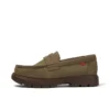 Lennon Loafer in pelle verde scuro, unisex per adulti Lennon Loafer in pelle verde scuro, unisex per adulti