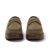 Lennon Loafer in pelle verde scuro, unisex per adulti Lennon Loafer in pelle verde scuro, unisex per adulti