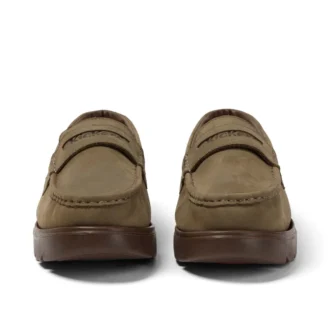 Lennon Loafer in pelle verde scuro, unisex per adulti