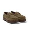 Lennon Loafer in pelle verde scuro, unisex per adulti Lennon Loafer in pelle verde scuro, unisex per adulti
