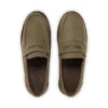 Lennon Loafer in pelle verde scuro, unisex per adulti Lennon Loafer in pelle verde scuro, unisex per adulti