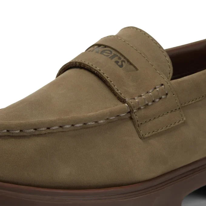Lennon Loafer in pelle verde scuro, unisex per adulti Lennon Loafer in pelle verde scuro, unisex per adulti