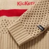 Maglia con zip da donna Kickers, bianco
