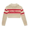 Maglia con zip da donna Kickers, bianco
