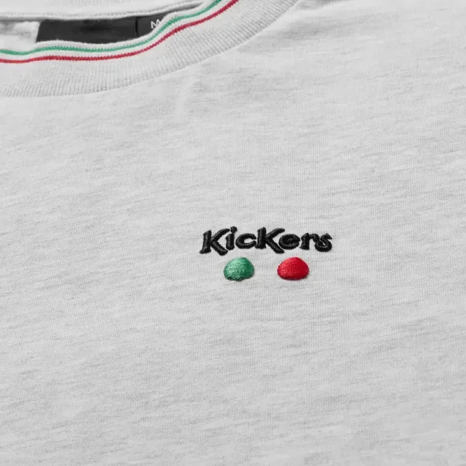 Maglietta classica Kickers da uomo, grigia Maglietta classica Kickers da uomo, grigia