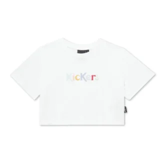 Maglietta da donna Kickers Classic Crew Neck Tee White