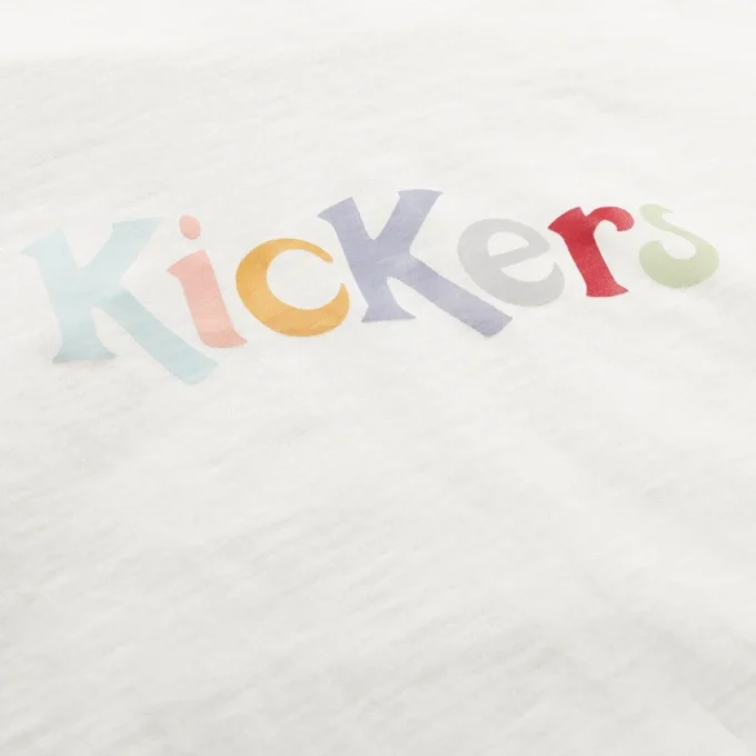 Maglietta da donna Kickers Classic Crew Neck Tee White Maglietta da donna Kickers Classic Crew Neck Tee White