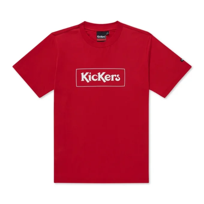 Maglietta Kickers Classic Box da uomo, rosso Maglietta Kickers Classic Box da uomo, rosso