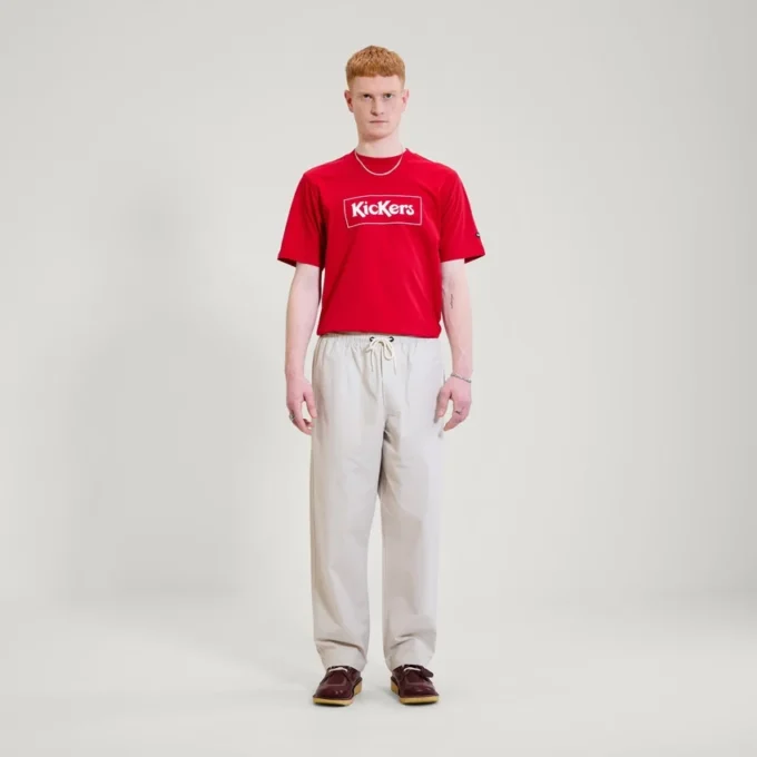 Maglietta Kickers Classic Box da uomo, rosso Maglietta Kickers Classic Box da uomo, rosso