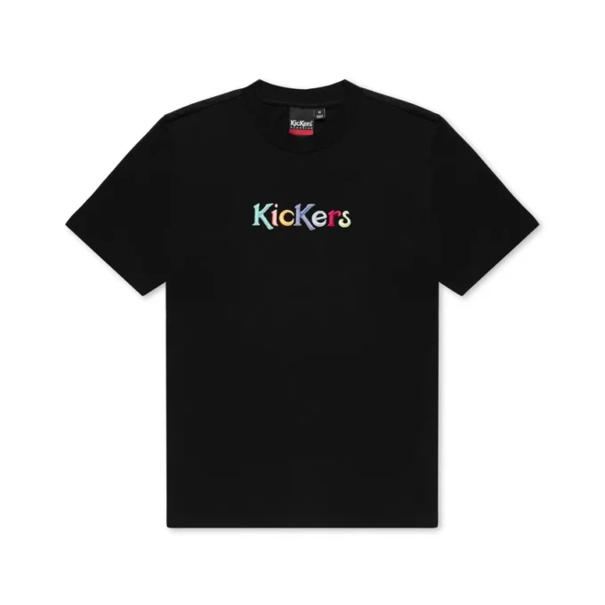 Maglietta unisex per adulti Kickers Classic a maniche corte, nera