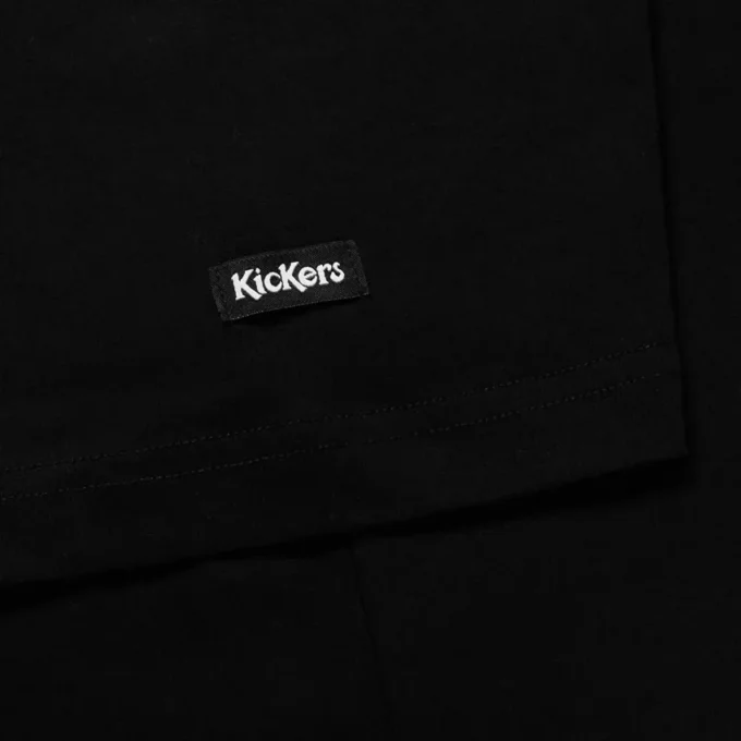 Maglietta unisex per adulti Kickers Classic a maniche corte, nera