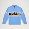 Maglione classico unisex per adulti Kickers con zip blu
