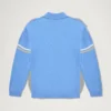 Maglione classico unisex per adulti Kickers con zip blu