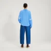 Maglione classico unisex per adulti Kickers con zip blu