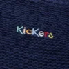 Maglione da donna Kickers con scollo a barchetta e maniche larghe, blu navy Maglione da donna Kickers con scollo a barchetta e maniche larghe, blu navy
