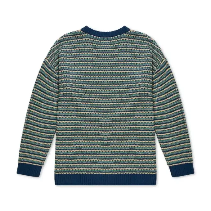 Maglione unisex per adulti Kickers con logo sul petto, maglia multicolore