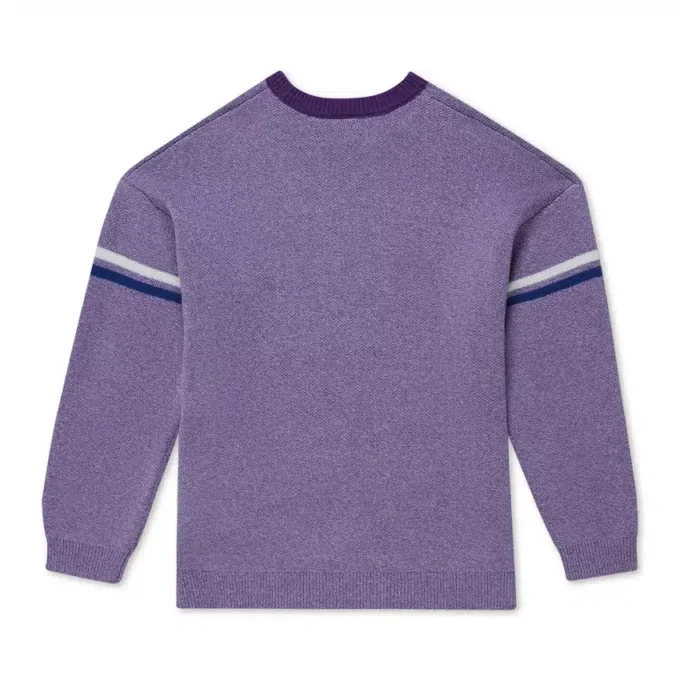 Maglione unisex per adulti Kickers con logo sul petto, viola
