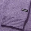 Maglione unisex per adulti Kickers con logo sul petto, viola