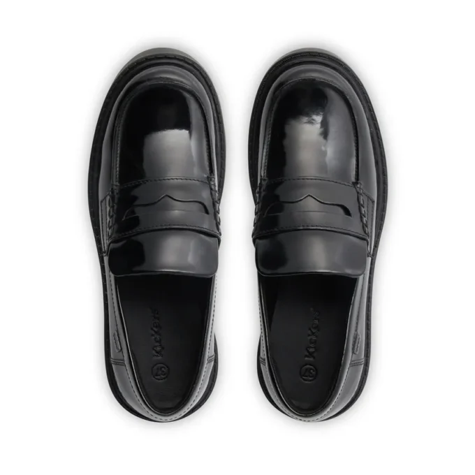 Mocassini Kori da donna in pelle nera Mocassini Kori da donna in pelle nera