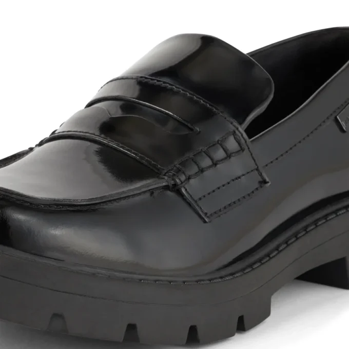 Mocassini Kori da donna in pelle nera Mocassini Kori da donna in pelle nera