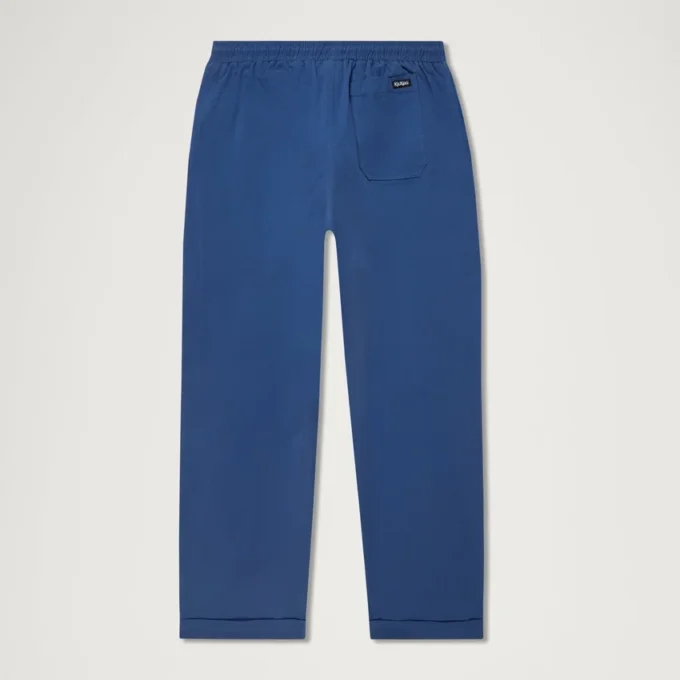 Pantaloni da uomo Kickers a gamba larga con coulisse, blu navy Pantaloni da uomo Kickers a gamba larga con coulisse, blu navy