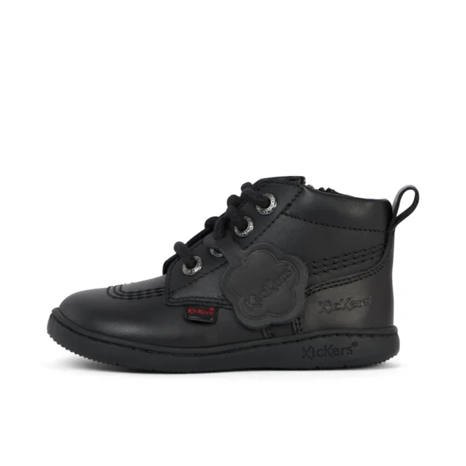Playflex Hi in pelle nera unisex per neonati