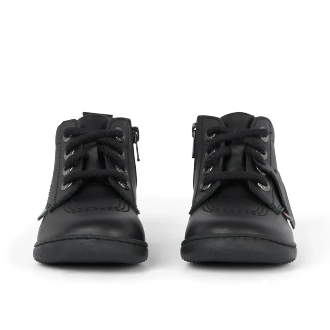 Playflex Hi in pelle nera unisex per neonati