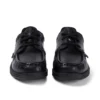Reasan Lace in pelle nera da ragazzo Reasan Lace in pelle nera da ragazzo